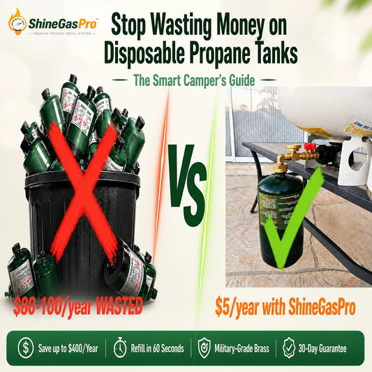 Stop Wasting Money on Disposable Propane Tanks — The Smart Camper's Guide